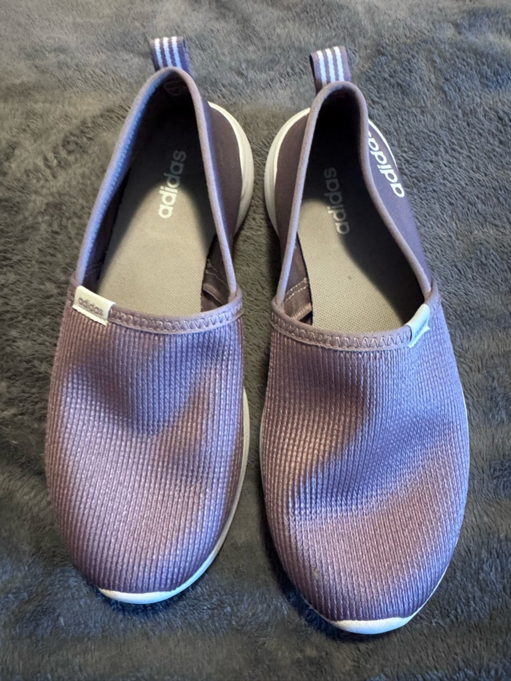 Adidas memory foam slip ons